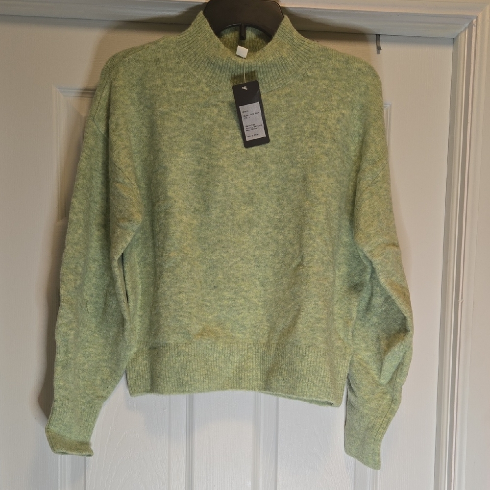 Wool City Mint Green Knit Sweater
